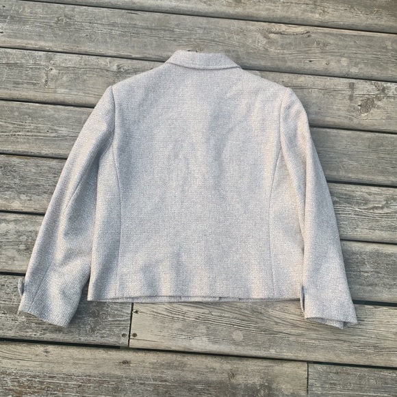 Cleo Petites Lined Wool Blend Blazer Jacket - Picture 7 of 8